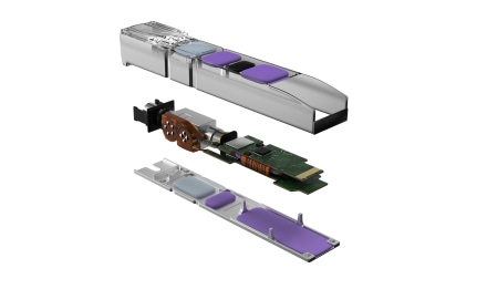 鸿富诚800G光模块导热凝胶应用方案：HTG-S1200C